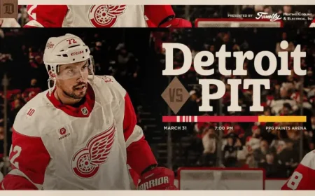 Red Wings Vs Penguins: Detroit’s Road Test and the Human Fight for a Playoff Spot
