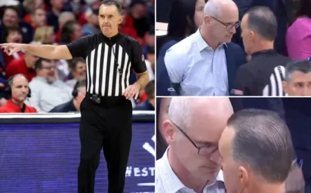 March Madness Referee Excluded from Final Four Following Dan Hurley Incident