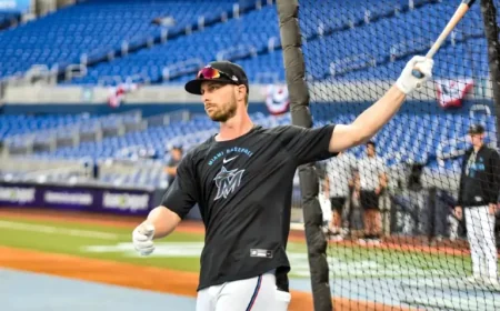 Hunter Goodman: Marlins Reinforce Outfield with Veteran Austin Slater, Leadoff Start