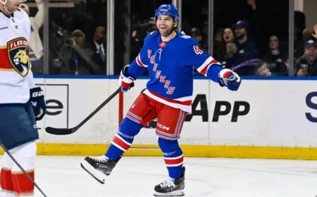 Igor Shesterkin steadies Rangers as youth movement flashes in win over Panthers