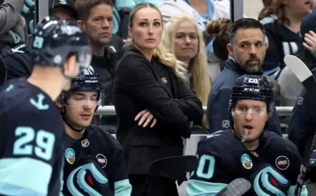 Jessica Campbell as Playoff Push Intensifies for the Kraken