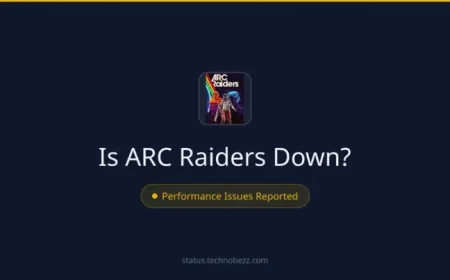 Arc Raiders Down: Players Report Server Connection Problems as Status Shows Performance Degraded