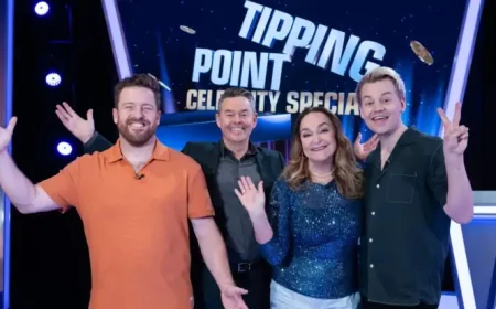 Kate Langbroek and two media stars turn Tipping Point into a primetime $40,000 charity gamble