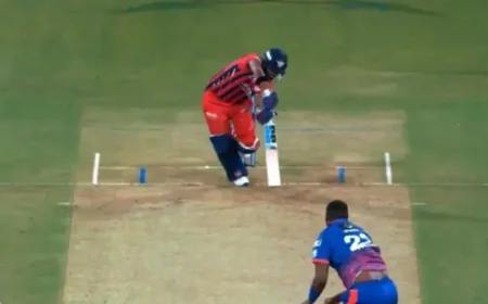 T. Natarajan’s Three Wickets Help DC Restrict LSG to 141 — Ngidi’s Slower Steals the Spotlight