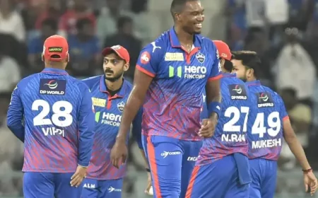 IPL 2026: Lungi Ngidi, T. Natarajan Star as DC Restrict LSG to 141