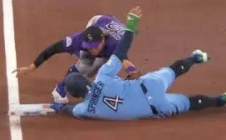 Davis Schneider Rips RBI Double as Springer Swims into Third: Early Offence Shifts Game