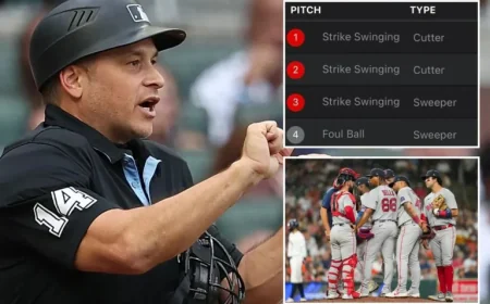 Umpire Admits Costly Balls-Strikes Error in Red Sox-Astros Game