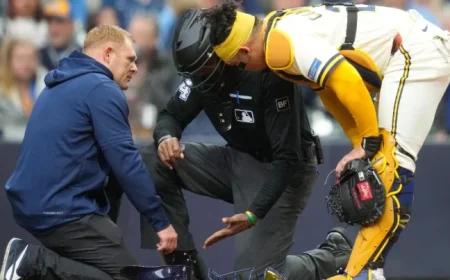 Umpire C.B. Bucknor Exits Game Injured After ABS Incident