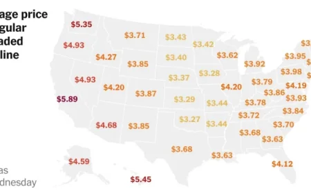 Gas Prices Surge: U.S. Maps Show Widespread Increases