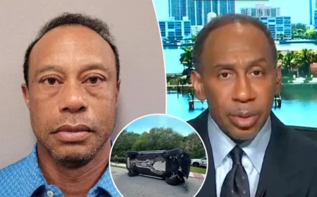 Stephen A. Smith Criticizes Tiger Woods’ “Suspect Life” Post-DUI Arrest