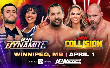 AEW Collision Spoilers Revealed from Winnipeg, Canada