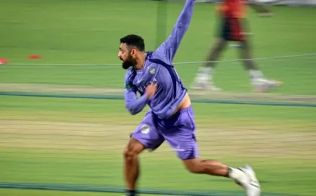 Ipl Match: Stage set for big hitting as KKR and SRH prep at Eden Gardens