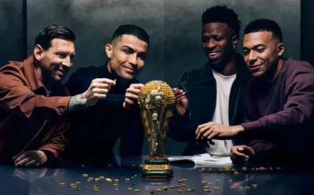 Lego lines up Ronaldo, Messi, Mbappé and Vini Jr ahead of FIFA World Cup 2026