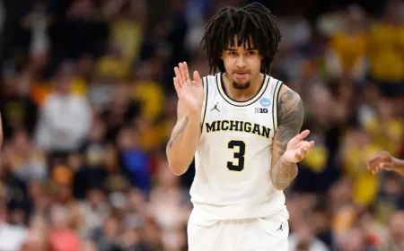 Michigan’s PG Elliot Cadeau Assessed by Doctors for Allergic Reaction