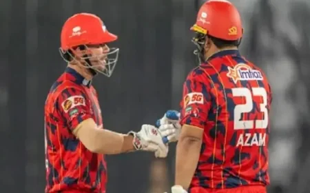 Azam Khan, Warner Deliver: Karachi Kings’ Third Straight Win by Five Wickets