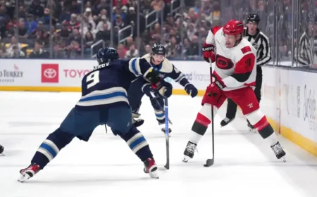 Blue Jackets Vs Hurricanes as the playoff picture tightens at 7 p.m. ET