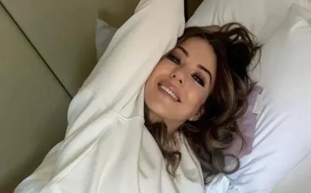 Billy Ray Cyrus: billy ray cyrus — Elizabeth Hurley wows in red bikini bottoms and shares free beauty habit