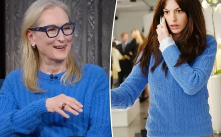 Meryl Streep Revives Iconic Cerulean Sweater for ‘Devil Wears Prada 2’