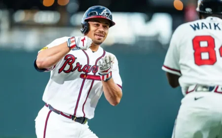 Matt Olson as Braves open 4-2: business-like series win over Athletics