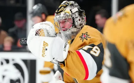 Carter Hart activated off IR and thrust back into Vegas spotlight as starter vs. Flames