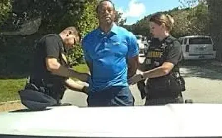 Tiger Woods Girlfriend Mentioned as Bodycam Reveals Shock After Crash