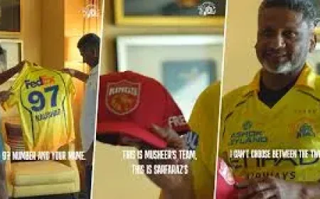 Sarfaraz Khan sparks family emotion as Naushad wears CSK jersey with PBKS cap before rare IPL 2026 brothers clash
