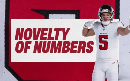 Falcons Unveil Innovative Jersey Number Design