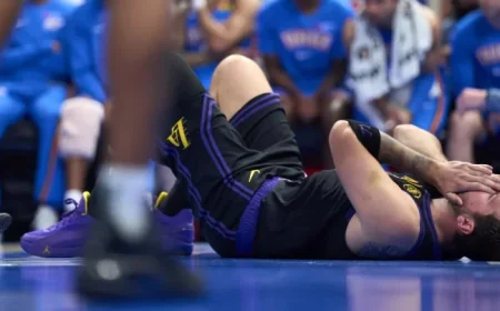 Luka Doncic Suffers Hamstring Injury as Lakers Fall to Thunder