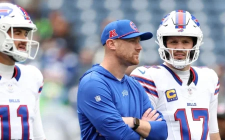 Josh Allen Calls Joe Brady ‘Coach’; Brady Objects