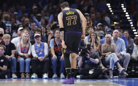 Luka Dončić sidelined for season by hamstring injury, Lakers confirm