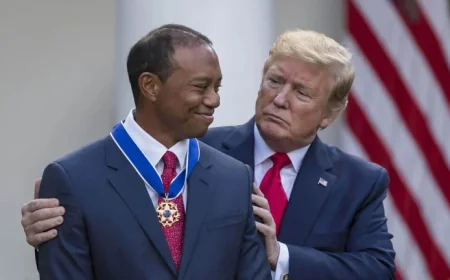 Tiger Woods Claims Chatting with President During DUI Crash Investigation