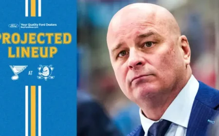 Blues Vs Ducks: Jim Montgomery’s lineup shakeup meets Anaheim’s late-season urgency