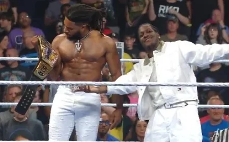 Lil Yachty Attends WrestleMania, While Carmelo Hayes Misses Out