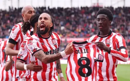 Live Football On Tv Today: Stoke Ease Past Bottom Side as Rak-Sakyi and Cisse Strike
