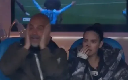 Pep Guardiola Daughter Steals the Show as City Boss Fumes at VAR in FA Cup Quarter-Final