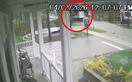 Van Strikes Long Grove’s Historic Bridge for At Least 72nd Time