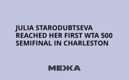 Yuliia Starodubtseva’s Charleston breakthrough exposes a bigger shift in Ukrainian tennis