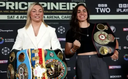 Lauren Price Retains Her World Titles in Cardiff After a Bloody 12-Round Test