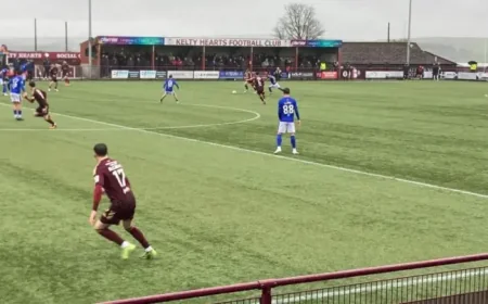 Queen Of The South: Sam Fisher’s strike keeps Kelty Hearts alive in League One