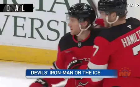 Dawson Mercer and the quiet weight of a Devils ironman streak