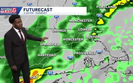 Easter Sunday turns mild, but rainy as the forecast shifts later in the day