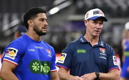 Justin Holbrook has Newcastle Knights moving fast