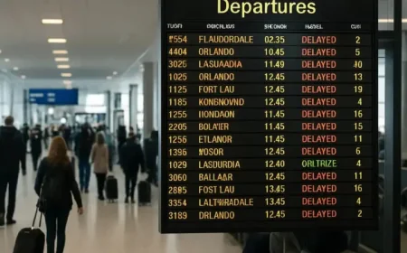 Fort Lauderdale-hollywood International Airport Faces a Delay Shock as Spring Travel Peaks