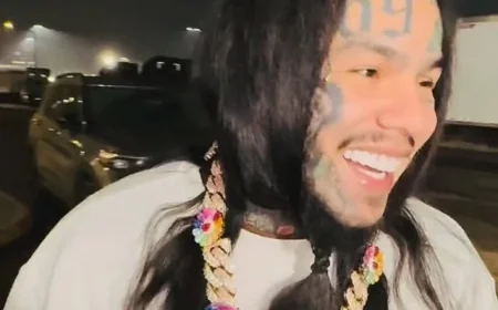 Tekashi 6ix9ine Exits Prison with SpongeBob Doll Signed by Nicolás Maduro