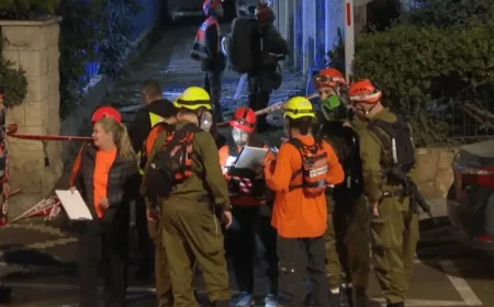 Missile Strike Damages Residential Areas in Central Israel, Leaving One Injured