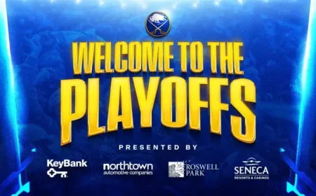 National Hockey League Playoffs Arrive in Buffalo With Watch Parties, Rally Towels