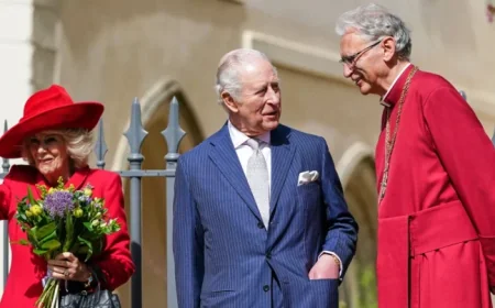 British Royals Attend Easter Service Without Andrew and His Family