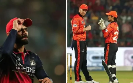 Jamie Overton in focus as RCB vs CSK live score builds around Bengaluru surge