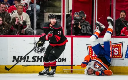 Canes Edge Islanders 4-3 as New York’s Playoff Pressure Deepens