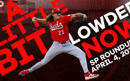 Fantasy Baseball SP Roundup 4/4: Lowder Steals the Spotlight
